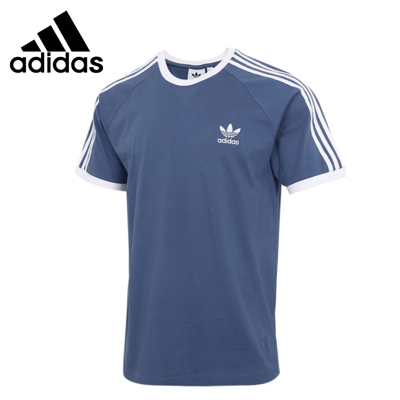 

Оригинальное новое поступление, Мужская футболка в 3 полоску Adidas Originals, спортивная одежда