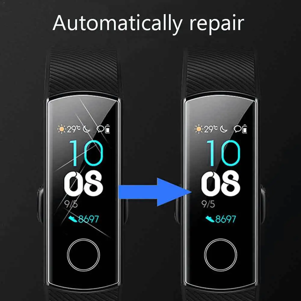 Для Honor Band 5 Смарт-браслет пленка полноэкранная Водонепроницаемая анти-отпечатков пальцев Гидрогелевая пленка для браслет на память 5 пленка протектор