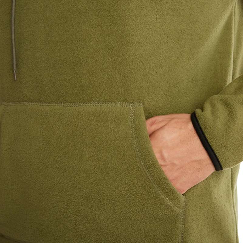 

Winter Fleece Thick Warm Hoodie Men Long Sleeve Half Zipper Fly Big Pocket Hoodies Warm Outdoor Sports Casual Hooded Sweatshirt