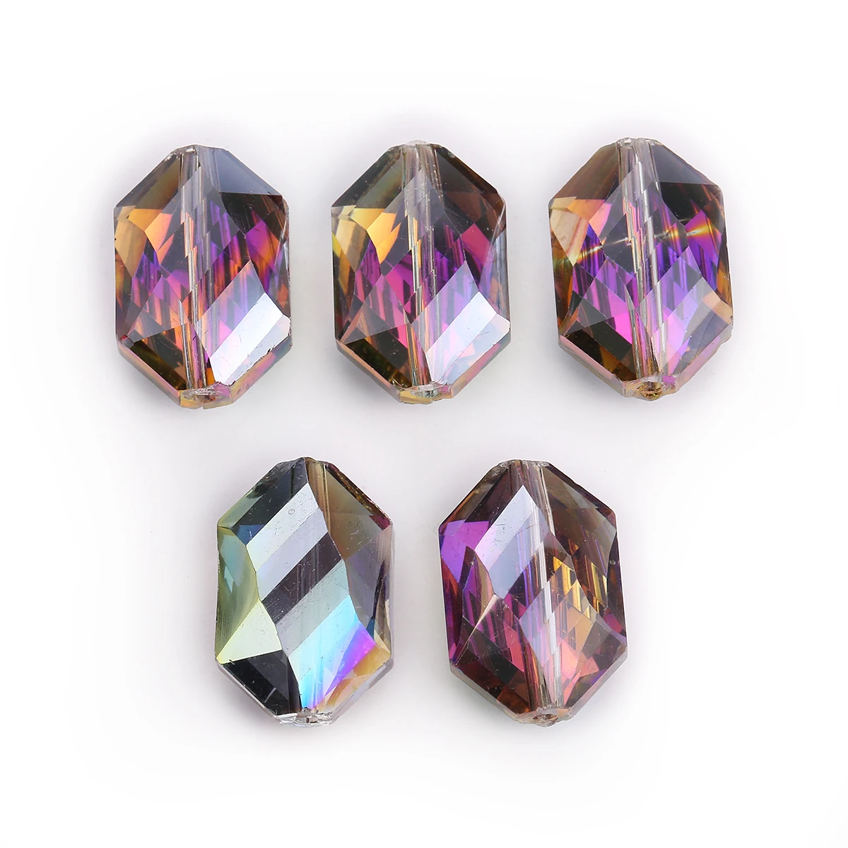 

Crystal 15pcs Cute Oval Faceted DIY Jewelry Making Wholesale Bulk 18mm Findings Glass Charms Beads Craft Spacer Oblong
