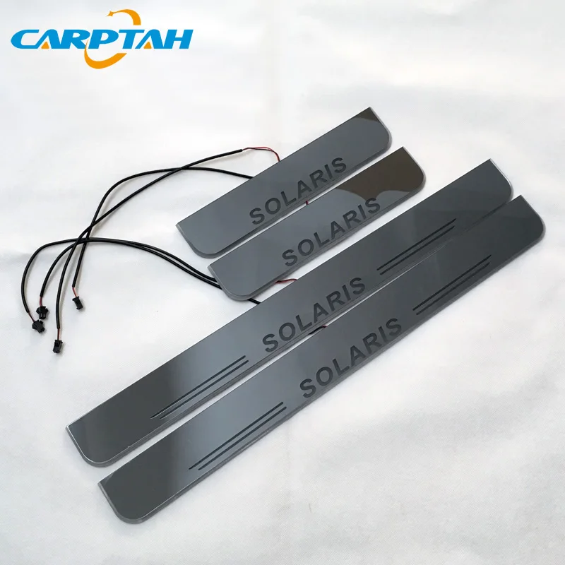 Carptah Trim Pedal светодиодный автомобильный светильник Накладка для порога тропа