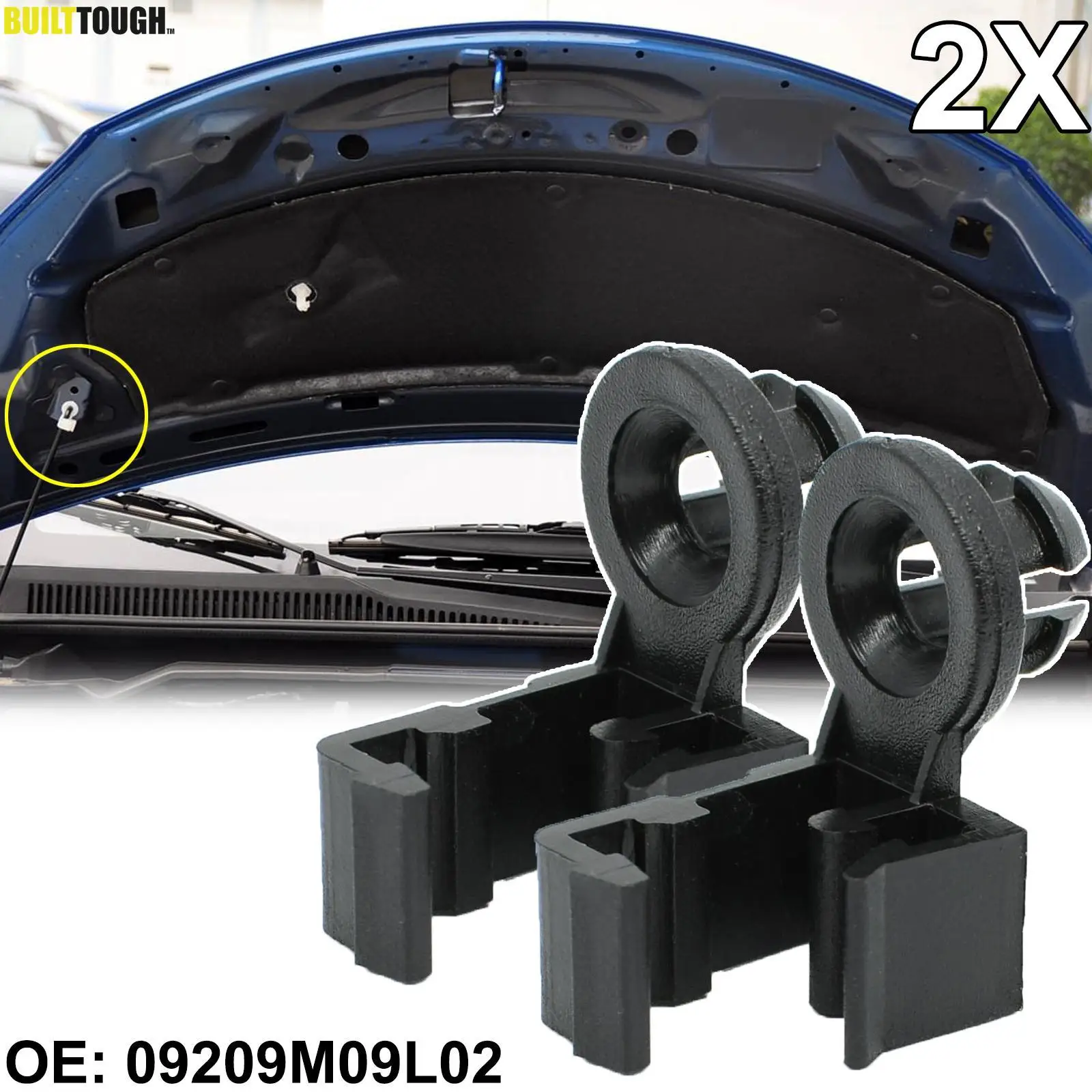 

2 шт. держатель для капота с фиксатором для Suzuki Alto Baleno Swift SX4 Splash Ignis 09209M09L02