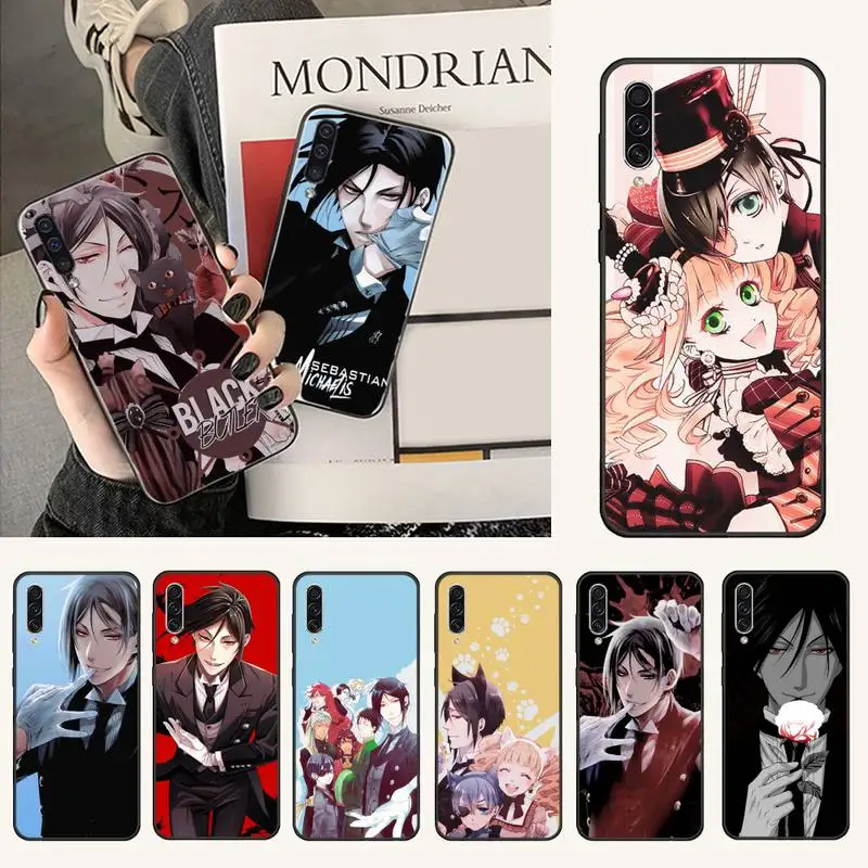 

Black Butler Anime Phone Case For Samsung galaxy A S note 10 12 20 32 40 50 51 52 70 71 72 21 fe s ultra plus