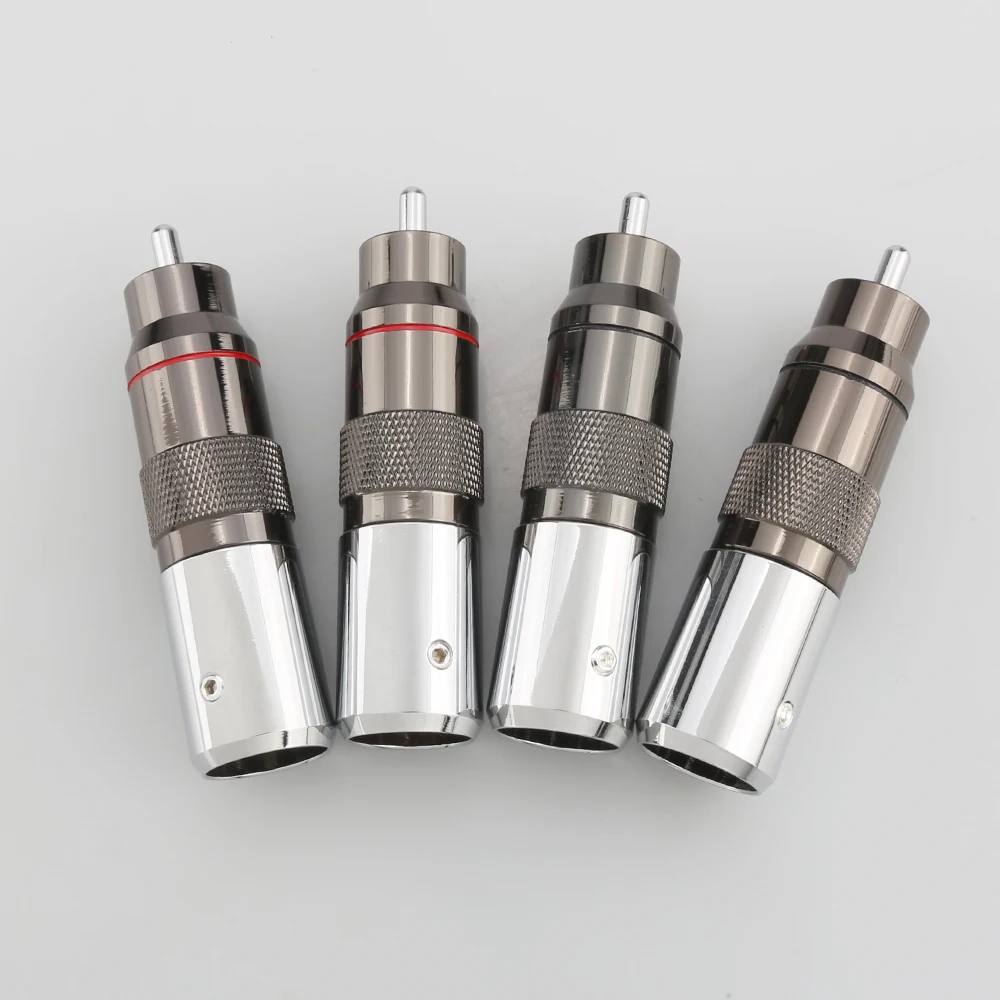 4 шт. Hi-End родиевое покрытие Audiocrast OR09R отпаять RCA терминал Hi-Fi поделки из латуни