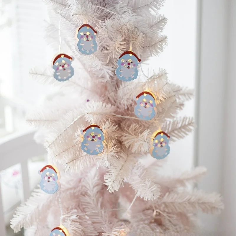 

Рождественская гирлянда, гирлянда на рождественскую елку, гирлянда в виде снеговика, гирлянда на Новый год 2022, гирлянда для украшения рожде...