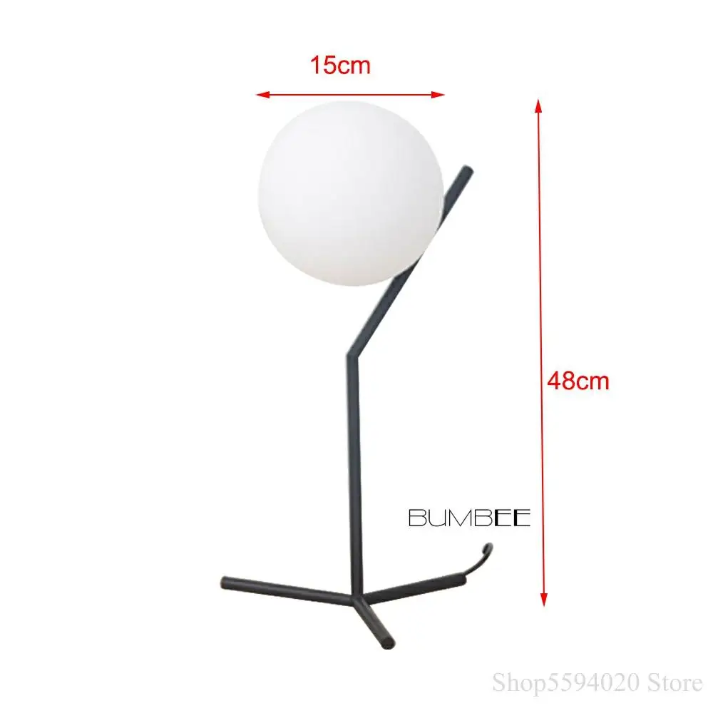 

Nordic LED Ball Shape Table Lamp Children Bedroom Study Room Desk Lamp Modern Bed Side Lamp Indoor Home Decor Fixture