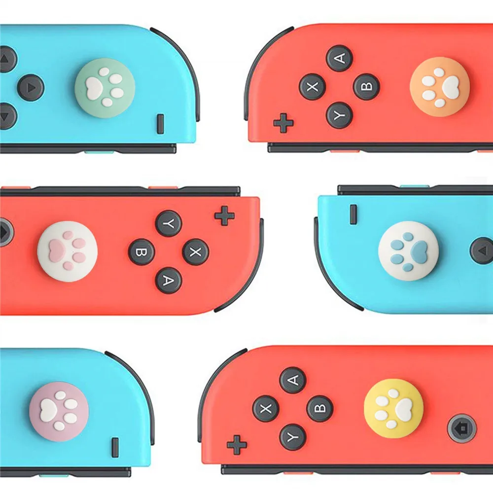 Силиконовые Нескользящие колпачки для кнопок Nintendo Switch Lite Joy Con|Запасные части| |