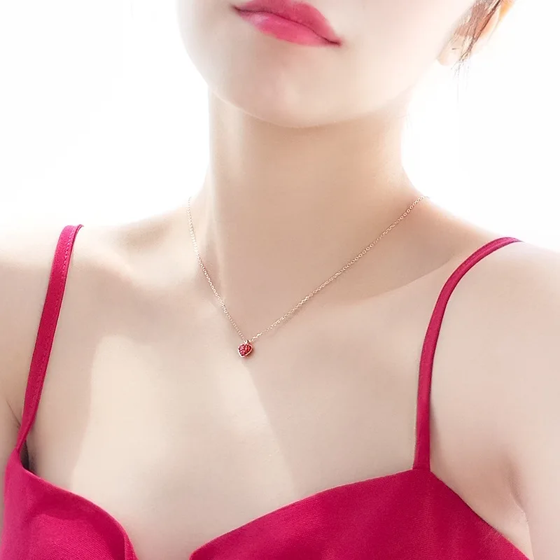 Невыцветающая Милая цепочка для ключицы девочек темпераментное ожерелье с