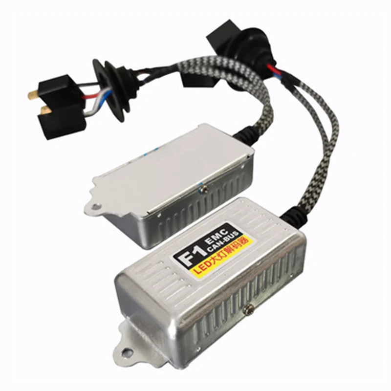 

2pcs H7 LED Decoder Adapter Anti Hyper Blink Flash EMC Canbus Error Free H1 H8 H11 9005 9006 Canbus Headlight Decoder Canceller
