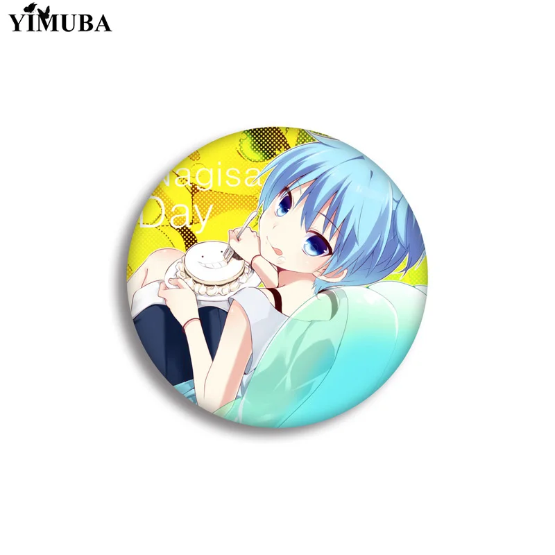 Коллекция брошей в классе убийц Shiota Nagisa Akabane Karuma фигурки мультяшный узор значок
