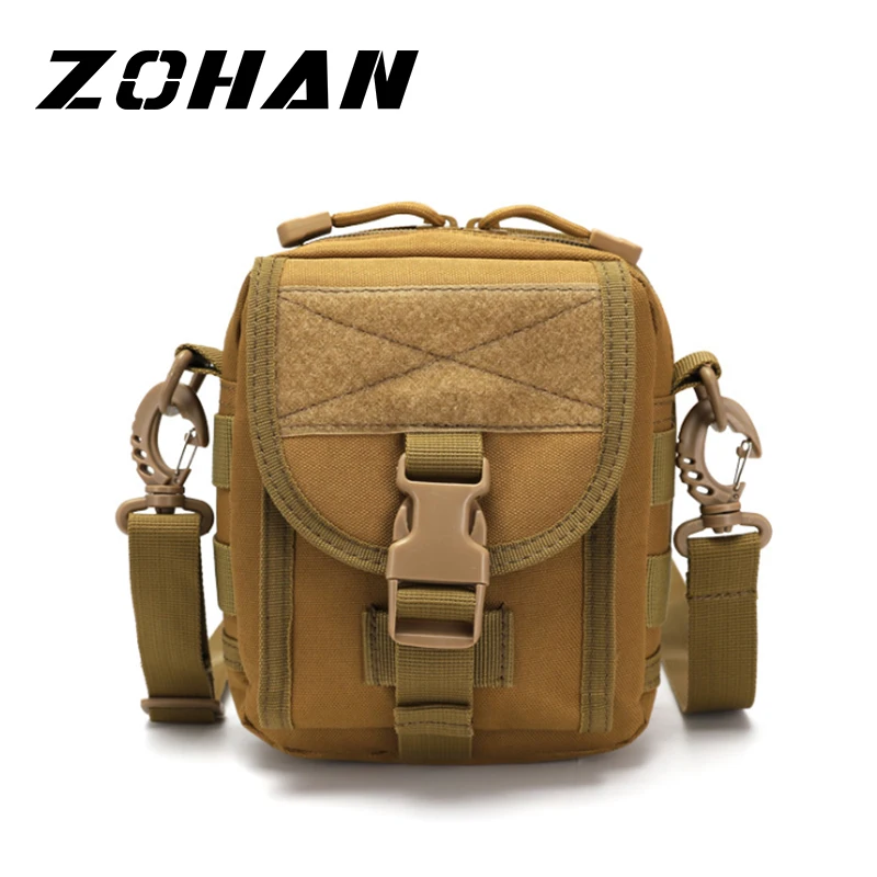 Сумка на плечо водонепроницаемая военная тактическая нейлоновая поясная Molle для