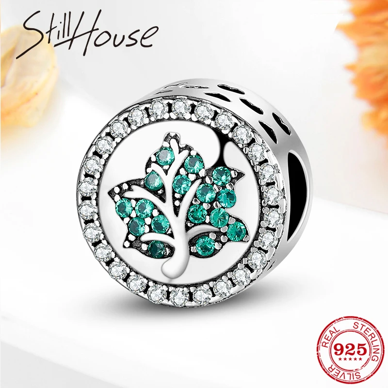 Настоящие искусственные серебряные бусины-подвески в форме сердца с зеленым