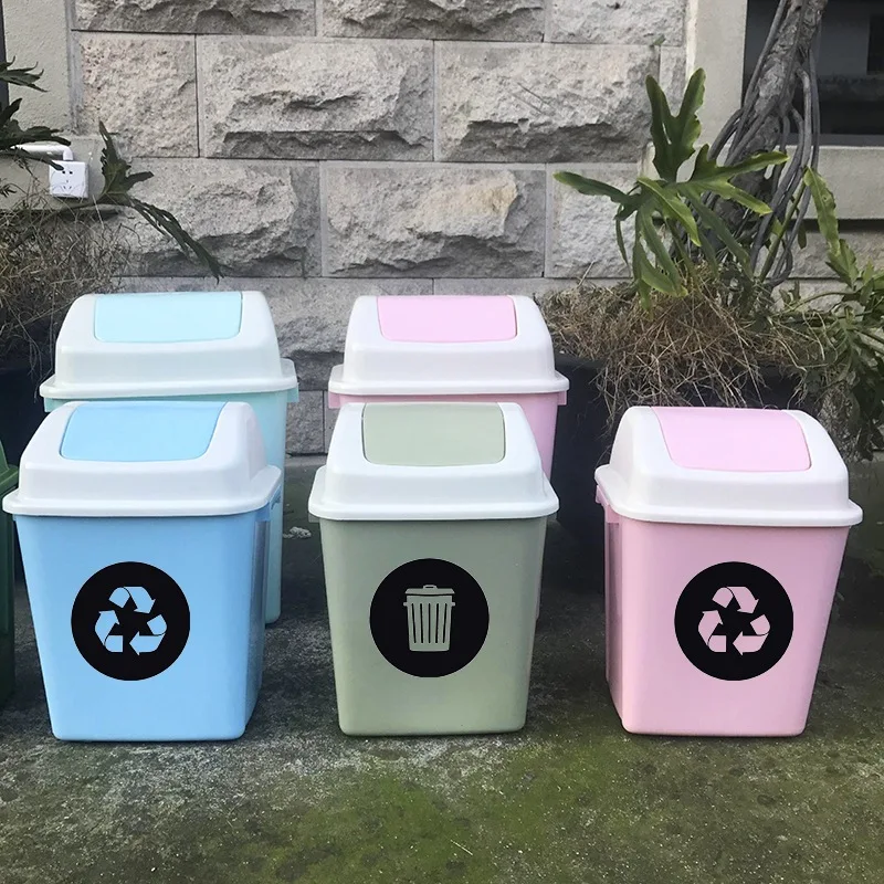 2 шт./компл. наклейка на мусорную корзину домашняя Персонализированная