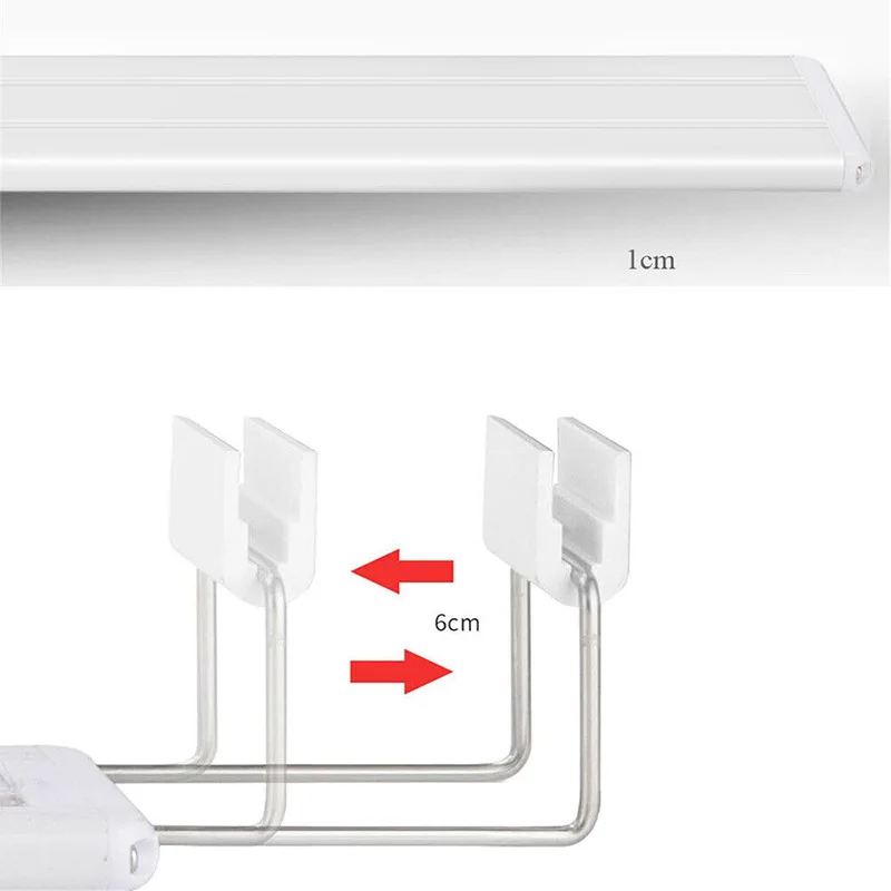 

Fish Tank Lamp LED Fish Tank Light Hood Aquarium Led Light Aquarium Lighting with Extendable Brackets for 20-80CM Fish Tank