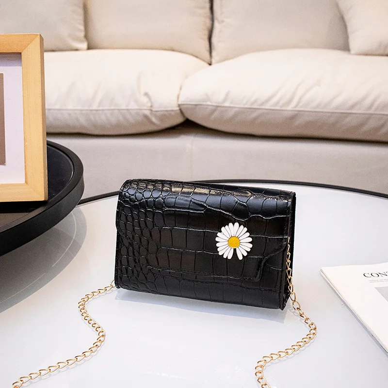 Женская сумка с крокодиловой текстурой 2021 женская через плечо наклонным ремнем