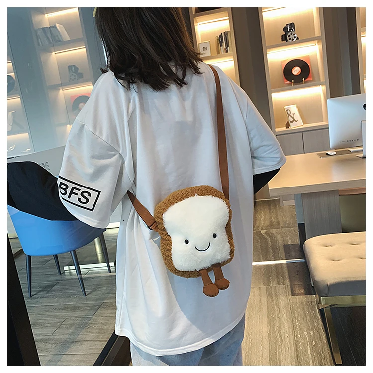 Small Crossbody Shoulder Bags For Girls Cute Cartoon Toast Toy Fruit Shape Avocado Wallet Designer Clear Purse And Handbags