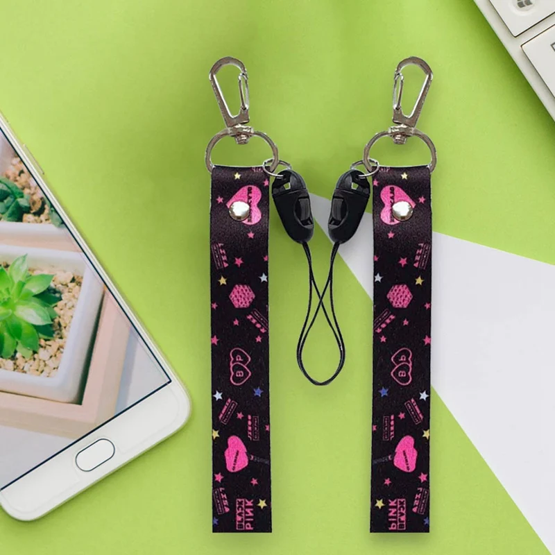 Kpop TWICE Blackpink Got7 Exo телефон Веревка телефон ремень брелок Подвеска Lanyards брелок тот же пункт