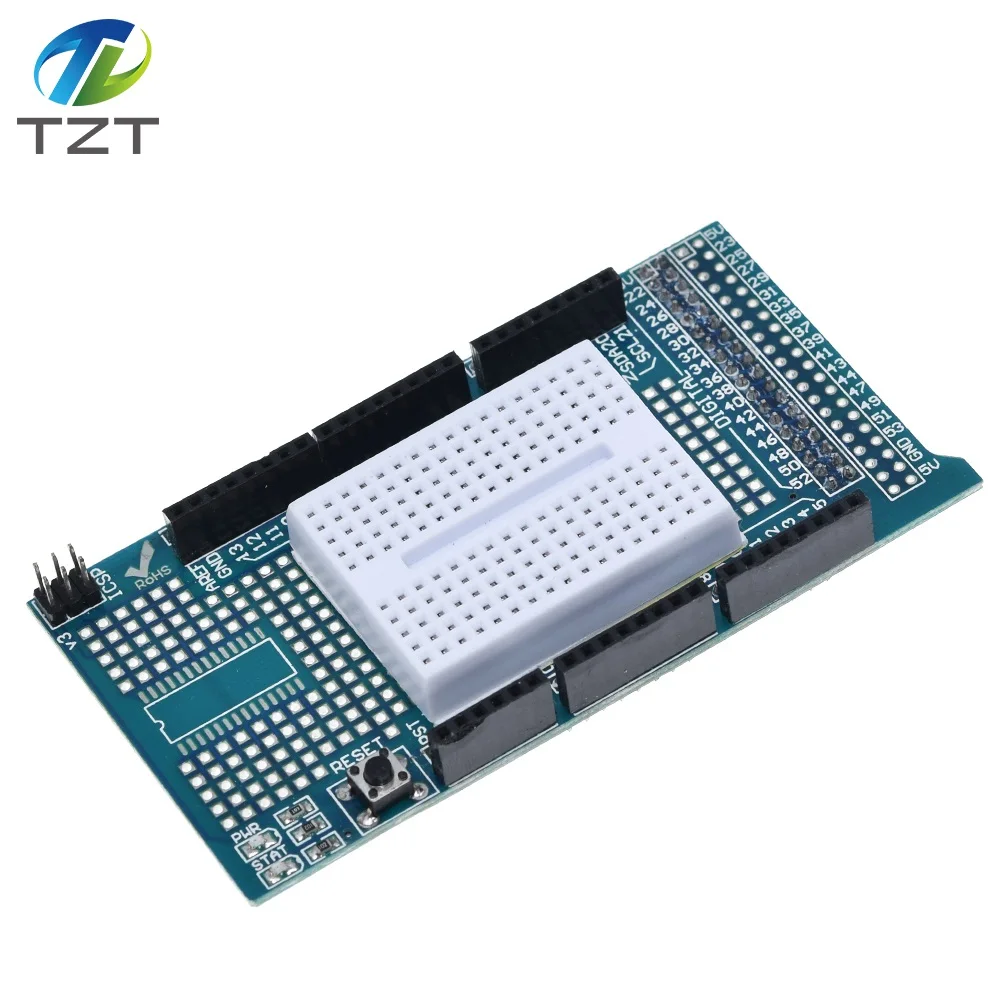 МЕГА 2560 R3 Proto Прототип Щит V3.0 Плата расширения + мини PCB Макет 170 точек связи для
