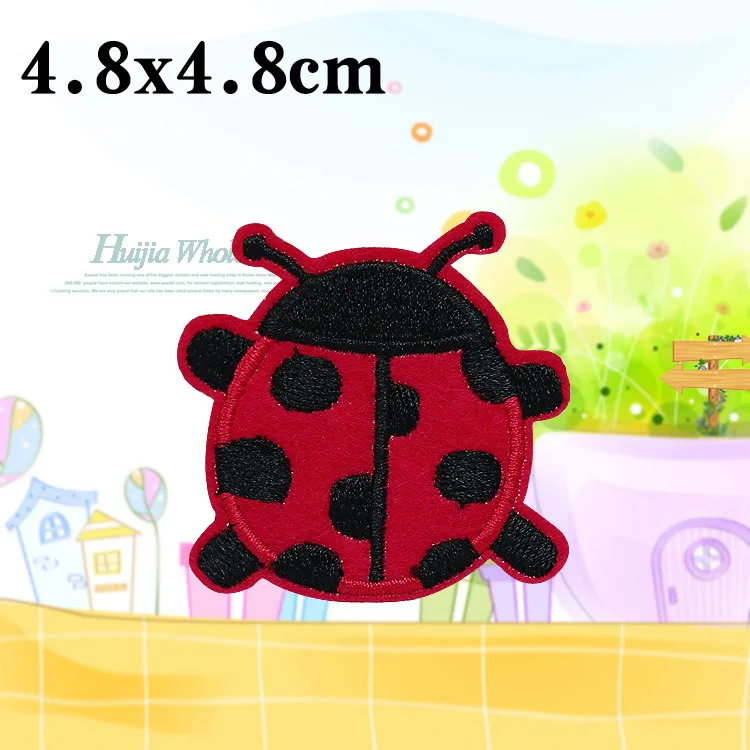 

Нашивки с вышивкой «божья коровка», 50 шт./лот