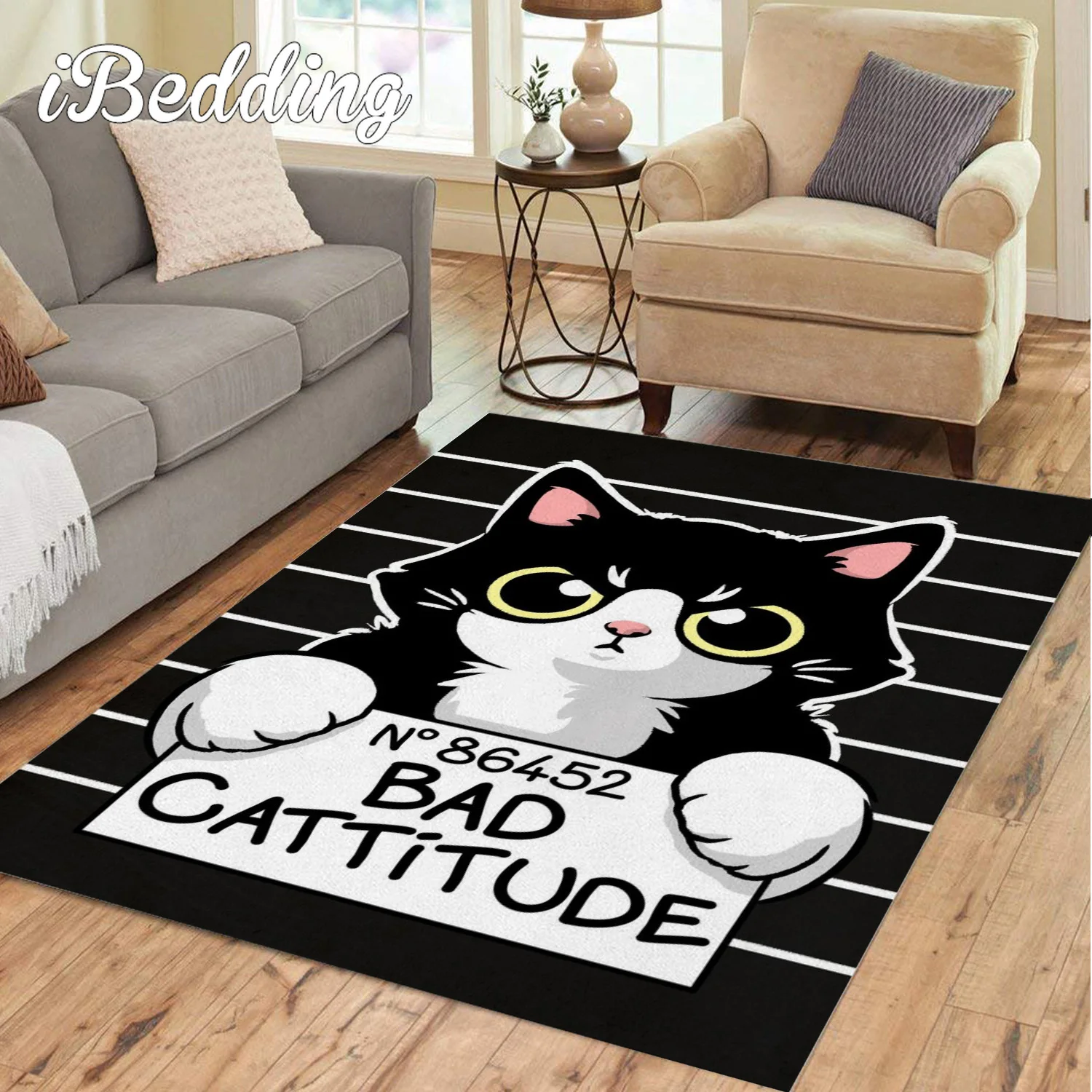 Коврик с 3D рисунком космонавта кота пузырьков чая мультяшный детский игровой