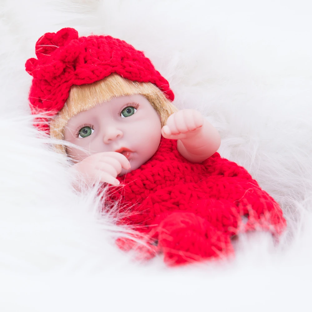 25 см мини младенец Bebe Reborn куклы реалистичные 10 &quotреалистичные полностью