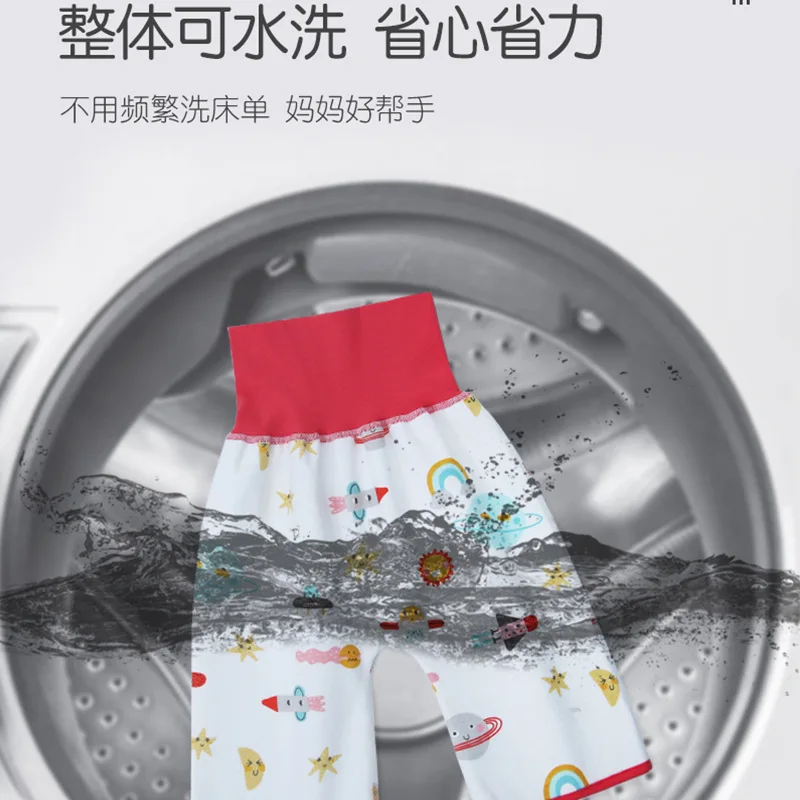 Pantalones de algod&oacute;n para entrenamiento de pa&ntilde;ales y prevenci&oacute;n de mojar en la cama del beb&eacute;-1