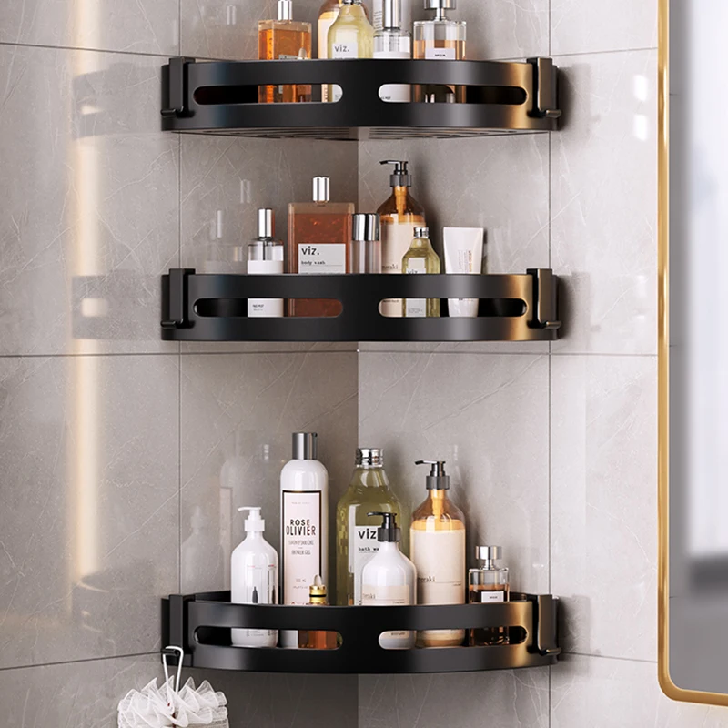Bathroom Shelf Shower Shelves Corner Wall Mount Storage Rack Holder Organizer Accessories | Дом и сад