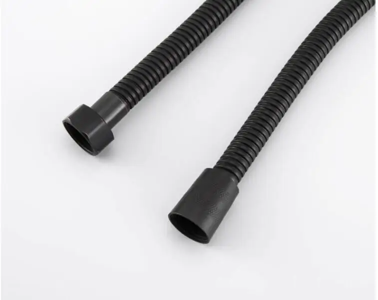 G 1/2'Black Shower Hose 150cm Stainless Steel Shower Tube Flexible Gold Bathroom Hose Plumbing Chrome ORB