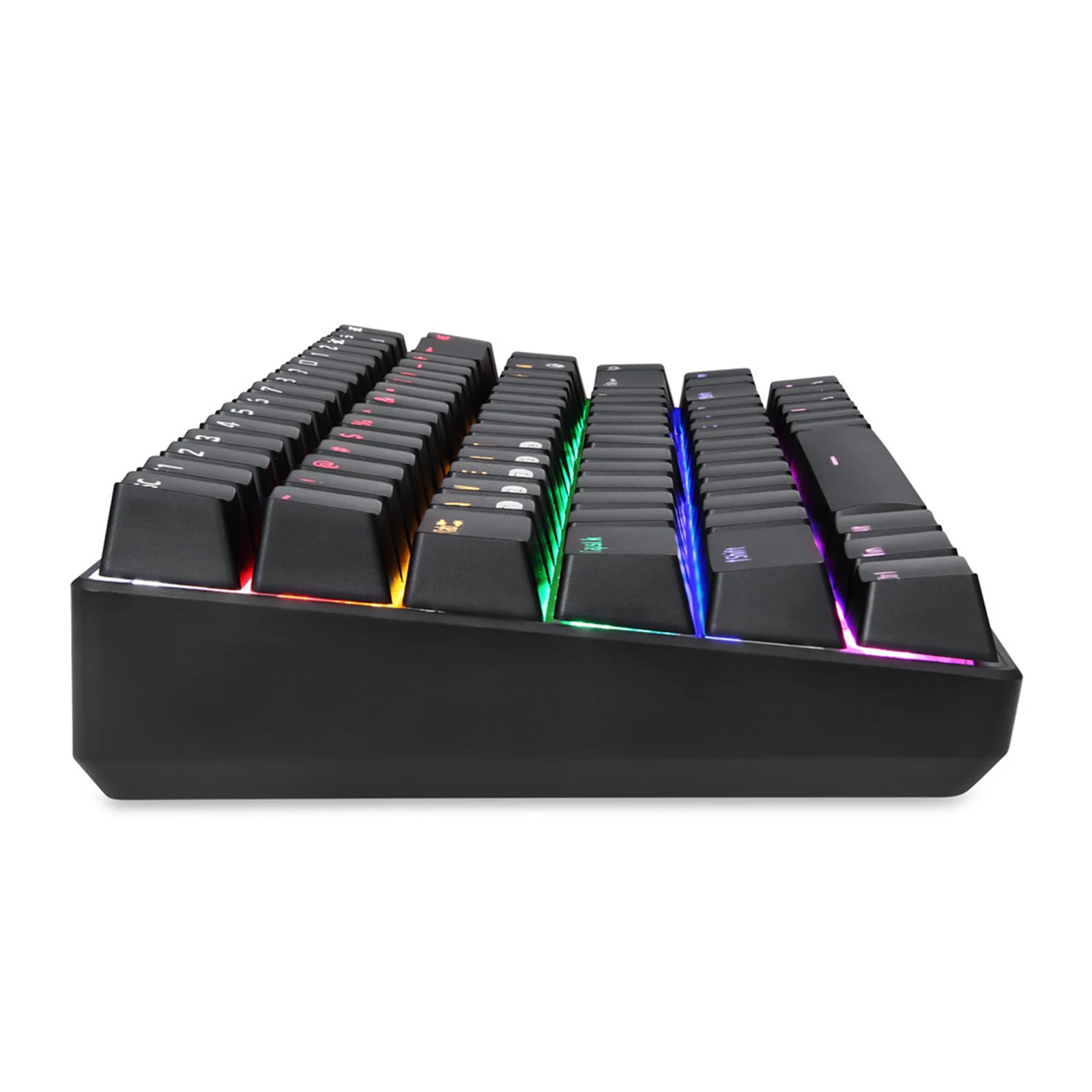 

Bluetooth Keyboard Mechanical 84 Keys Gaming Keyboard Wireless Rainbow-Colored Quiet Water-Resistant Non-Slip Bluetooth Keyboard