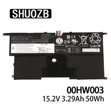 00HW003 Laptop Battery For Lenovo ThinkPad X1 Carbon Gen3 2015 00HW002 SB10F46441 SB10F46440 15.2V 50Wh 3290mAh New SHUOZB