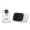 

Baby Monitor Set 3.2 Inch Color LCD Two Way Talk Automatic Night Vision Video Baby Monitor Built-in 8 Lullabies