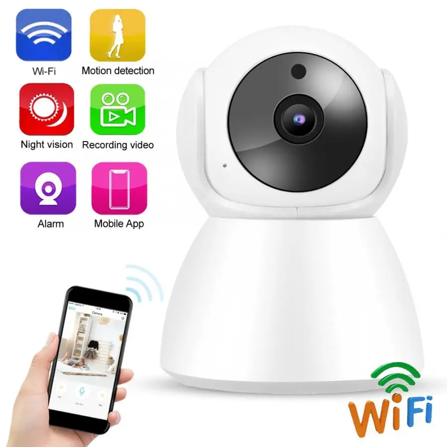 720P WiFi IP Babycam 2 сторонний домофон монитор для ухода за ребенком домашняя PTZ камера 110