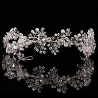 slbridal luxury baroque handmade crystal rhinestone bridal tiara headband wedding hair accessories bridesmaids women jewelry