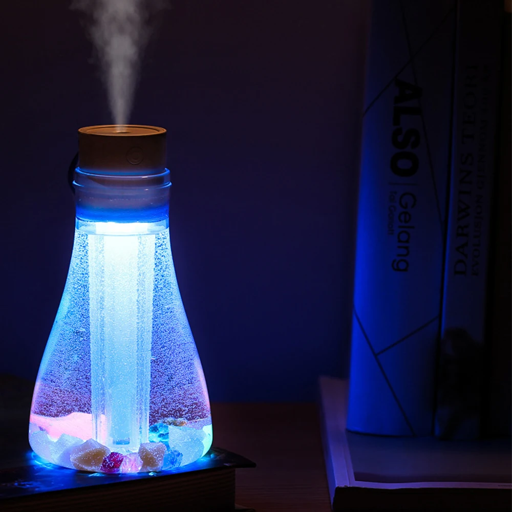 400 мл светодиодный светильник воздуха ультразвуковой увлажнитель для дома