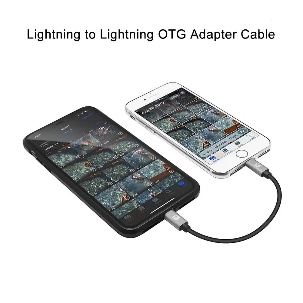 Кабель прямой передачи данных для iPhone 8 XS 11 12ProMax Lightning на OTG IOS 12 4|Аксессуары