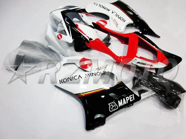 

Injection Mold New ABS Motorcycle Whole Fairings kit Fit for HONDA CBR600 F4i FS 2001 2002 2003 01 02 03 Bodywork set Red white