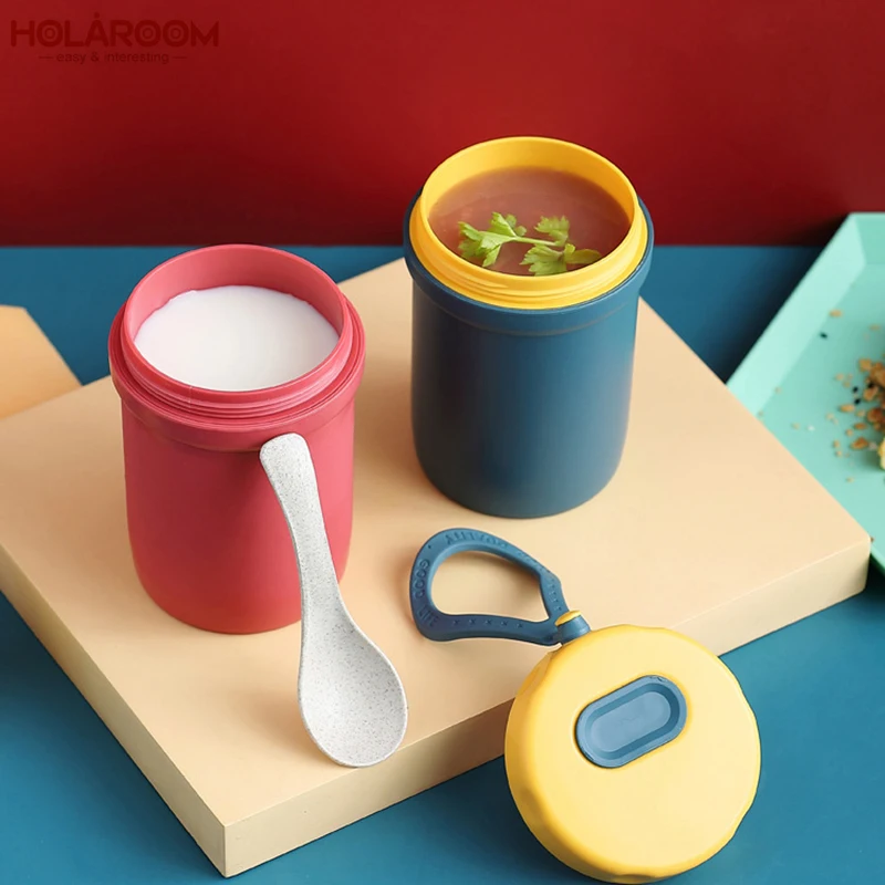 Креативная чашка для завтрака Holaroom воды с защитой от ожогов питья герметичный