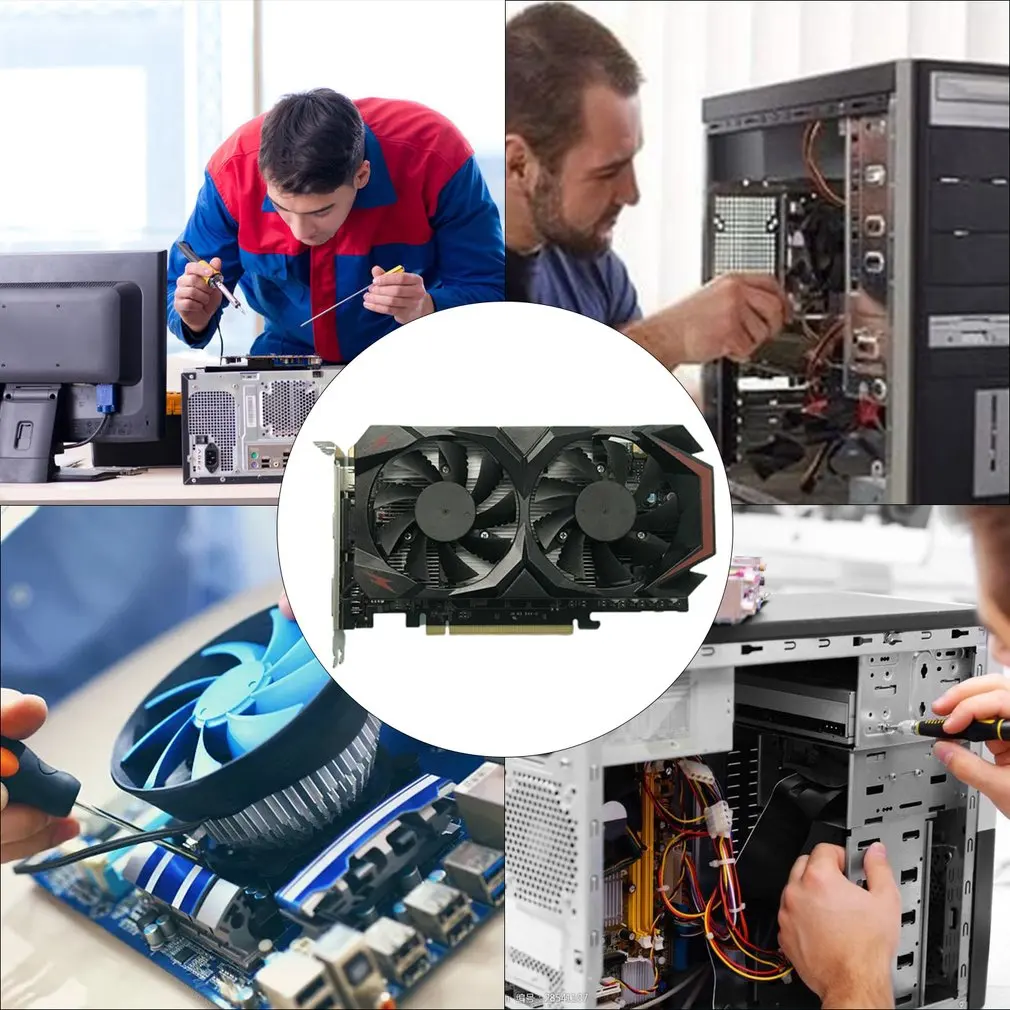 

GTX550TI DDR5 1.5GB/1GB High Performance Computer Gaming Graphics Card With Cooling Fan Low Noise Video Memory Card