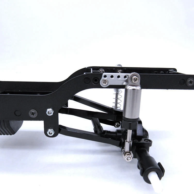 

2 Set RC Car Part: 1 Set Shock Absorber Damper with Bracket & 1 Set Pull Rod Steering Rod Link Tie Rod Mount