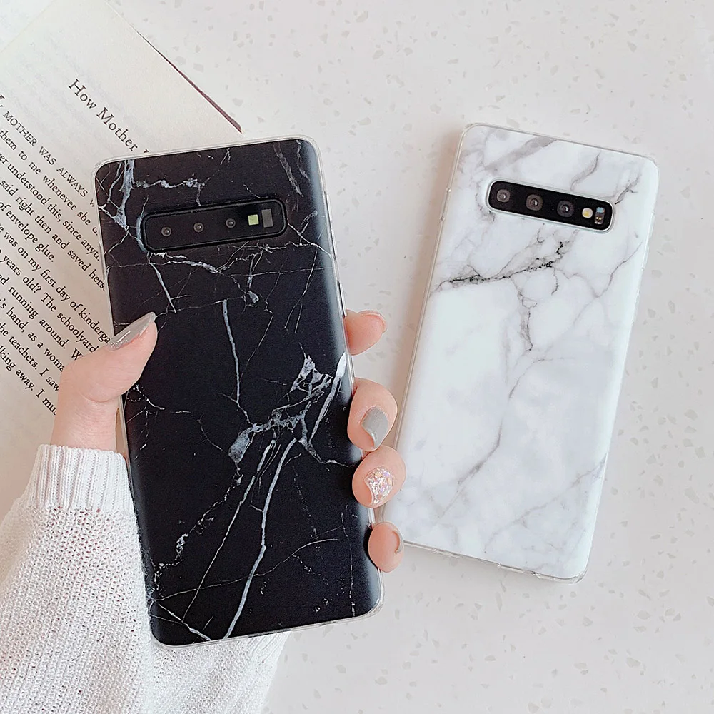LOVECOM винтажный мраморный чехол для телефона samsung Galaxy Note 10 Pro A51 A50 A70 A40 S10 S10e S8 S9 S7 Plus Мягкий IMD чехол-накладка