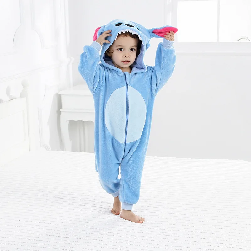 

Baby Clothes Boy& Girl Animal Rompers Infant Jumpsuit Toddler Cartoon Homewear Autumn Winter Nightwear Halloween Costume Onesie