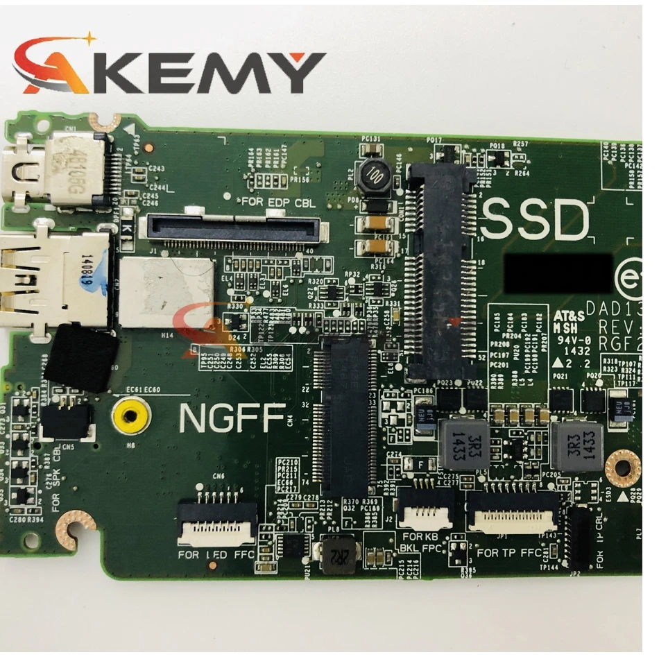 Материнская плата для ноутбука DELL XPS 13 9333 модель CN-05XTMD 05XTMD 5XTMD DAD13CMBAG0 с SR1EF I5-4210U CPU 8