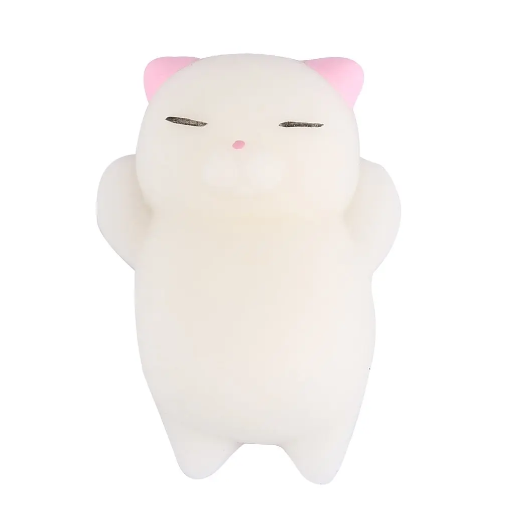 13 1 шт., Милая мини-игрушка в виде мягких животных, Ding-ding Cat, антистрессовый мяч для сжимания медленно распрямляющаяся игрушка, мягкая липкая игрушка для снятия стресса, забавная Подарочная игрушка - Color: 13