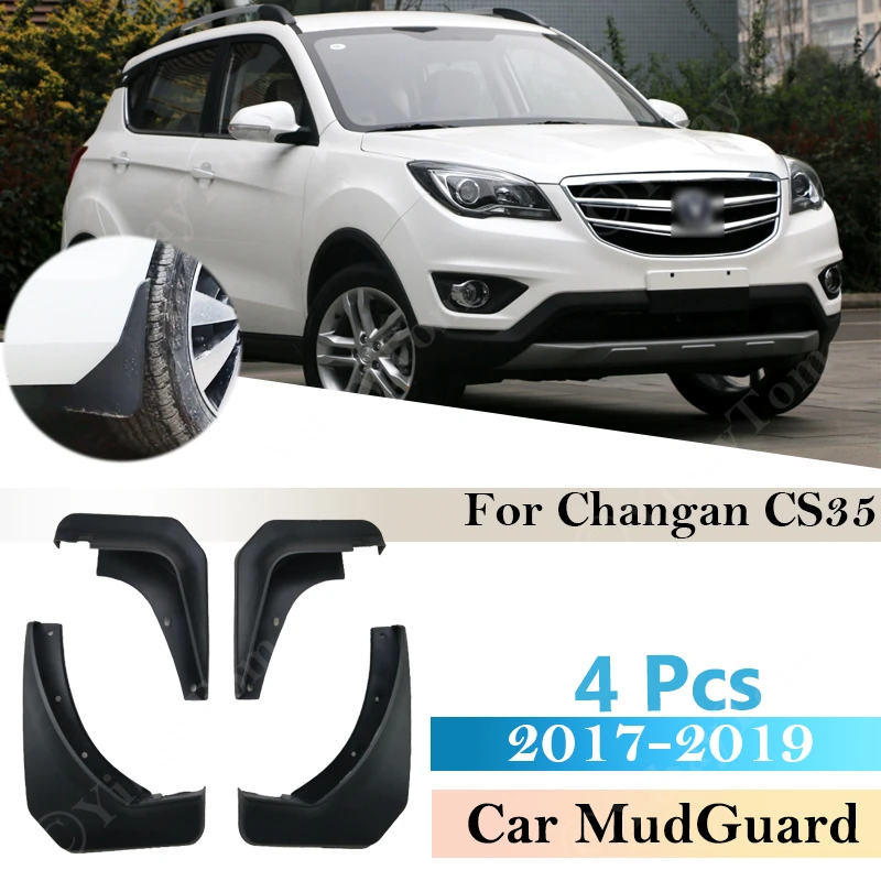 

For Changan CS35 2017 2018 2019 Mudguards Fender Mud Flap Guard Splash Mudguard Car Accessories Auto Styline Front Rear Mudflaps