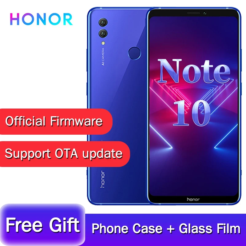 Honor Note 10 Kirin 970, Восьмиядерный игровой смартфон, 6,95 дюймов, 5000 мАч, аккумулятор, Android 8,1, отпечаток пальца, ID, NFC