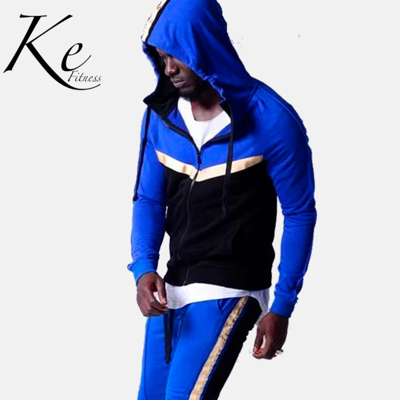 

Зимний бархатный свитер KE, мужской спортивный свитер с капюшоном из полиэстера, костюм из двух предметов с длинным рукавом, мужской трендовый спортивный костюм для мужчин