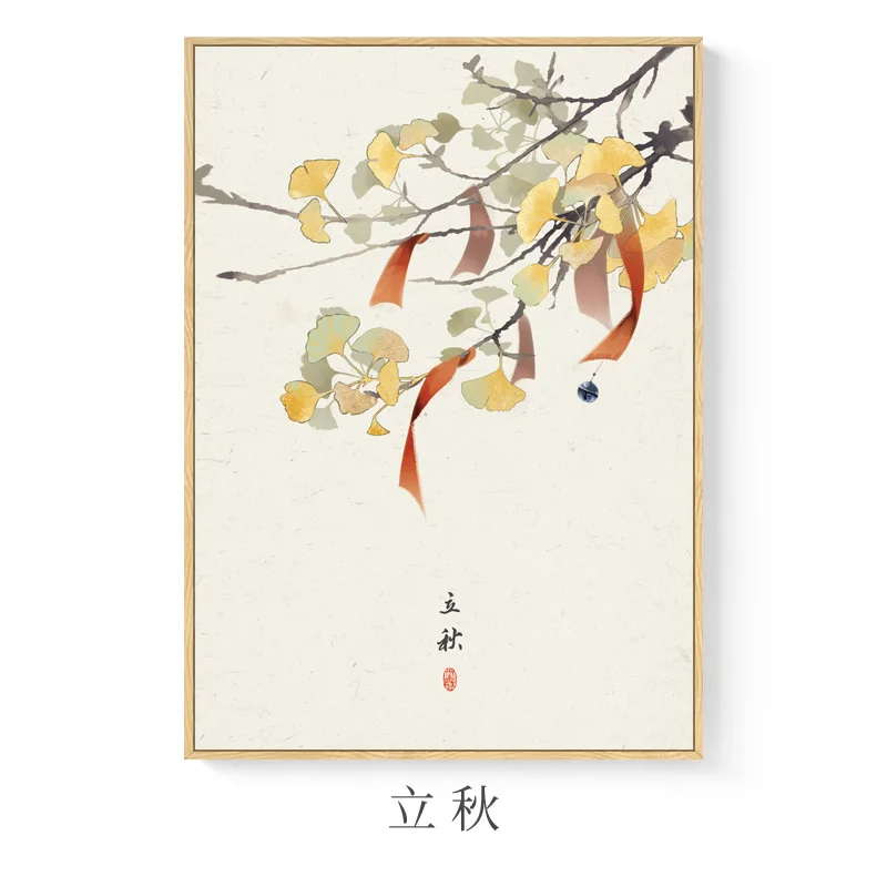 

24 Solar Terms Chinese Ancient painting Canvas Art Poster