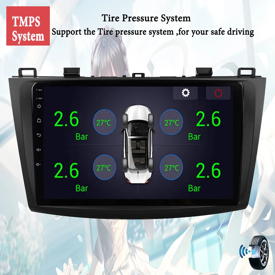 Для Mazda 3 Axela 2009 - 2012 8Core Android 10 6 г 128 автомобиль радио аудио DVD плеер с GPS NAVI Планшетные