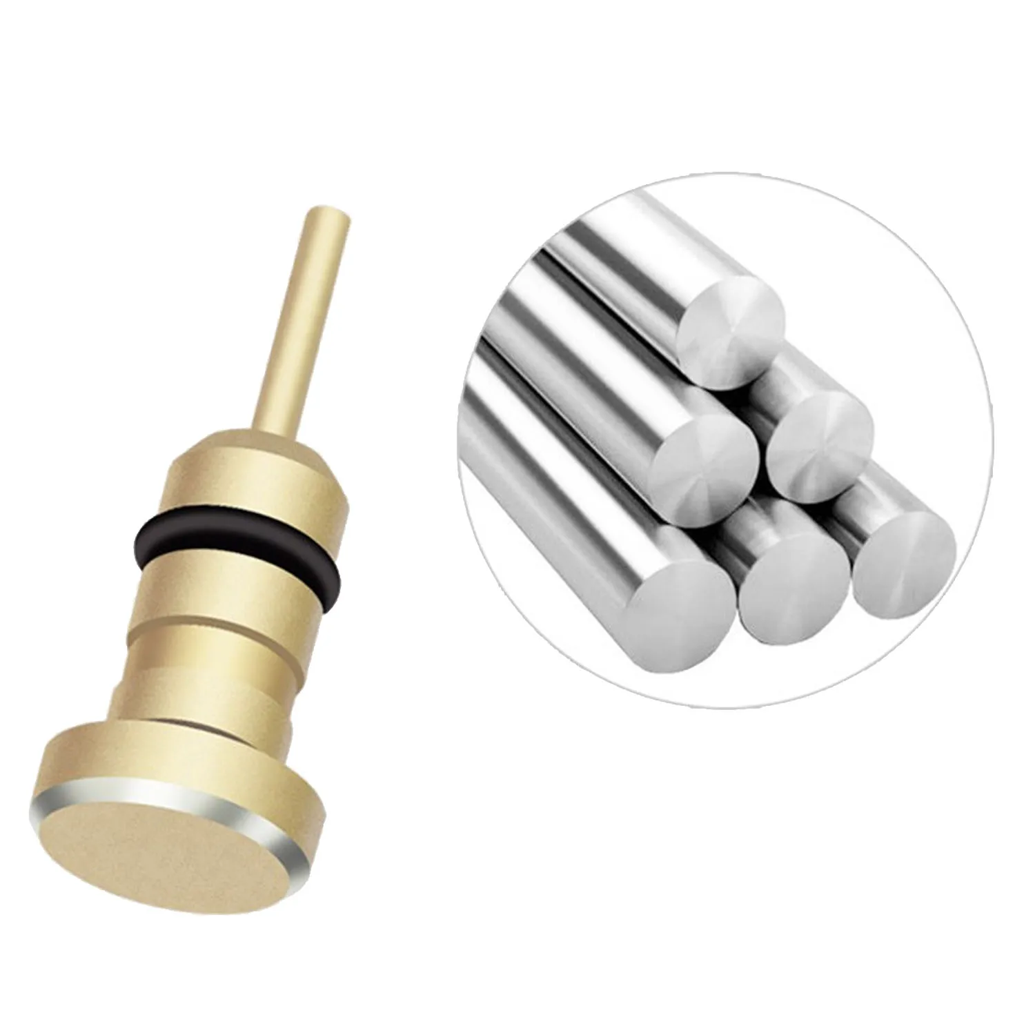 Металлическая Пылезащитная заглушка для наушников 3 5 мм с защитой от пыли