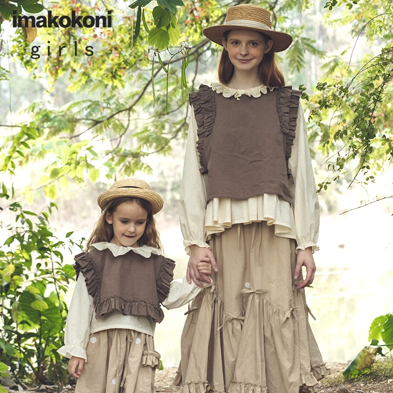 Imakokoni блуза кофейного цвета оригинальный дизайн простой и тонкий женский пиджак